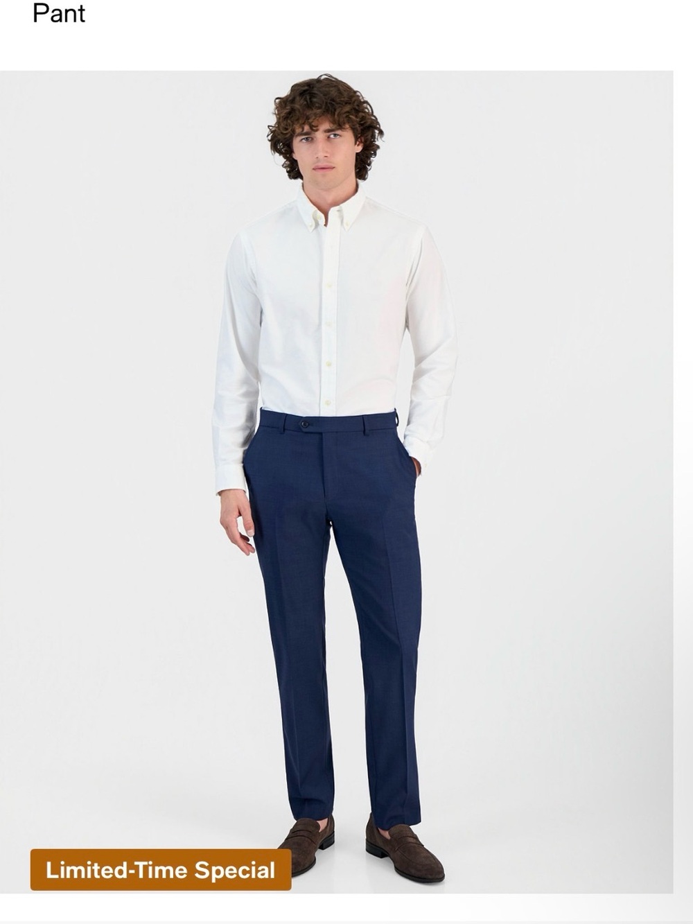 Tommy Hilfiger Light Blue Modern Fit Dress Pants - 32x28